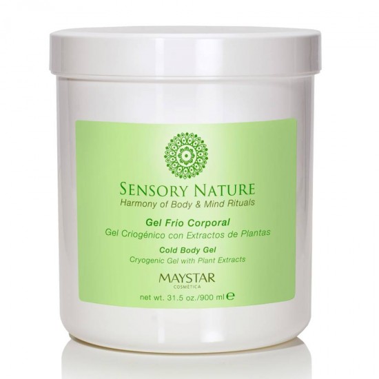 body cosmetics - sensory nature - maystar - cosmetics - Sensory cold body gel 900ml                                                  MAYSTAR